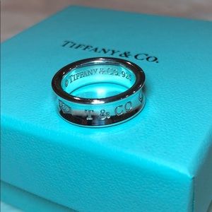 Tiffany & Co. 1837 sterling silver ring Size 6